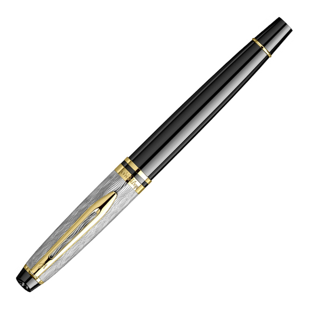 Ручка-роллер Waterman Reflections of Paris Expert DeLuxe Black GT Fblack в подарочной коробке