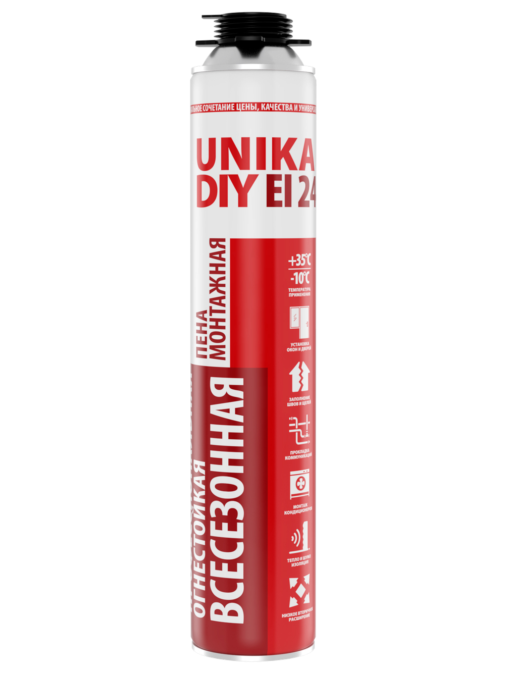UNIKA Пена монтажная проф. ОГНЕСТОЙКАЯ DIY (MARCON)