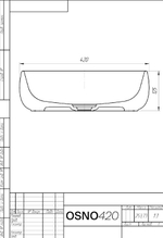 Раковина OSNO 420 Tick