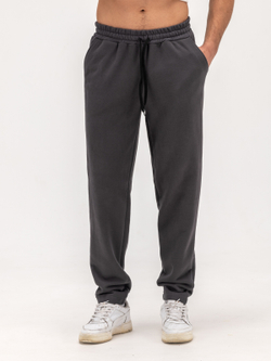 Брюки спортивные прямые. Графит