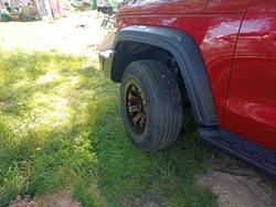Диск колёсный литой BEAST OFFROAD 9604N R17 8,5 ET0 Red Gloss Black W Milled Spokes
