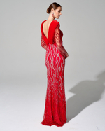 Платье "Зинаида" с меховой отделкой