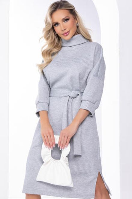 Платье "Никс" (светло-серое) П8128 LT Collection
