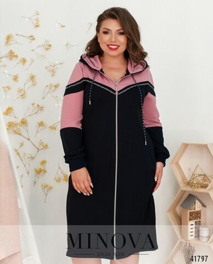 Платье 8-258-синий-фреза Minova Фото 2