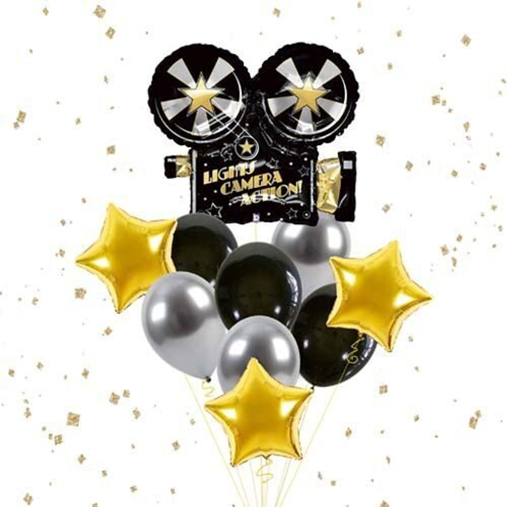 Композиция из шаров "Камера, мотор!"