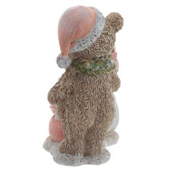 GAEM Фигурка декоративная "Мишка и снеговик", L8 W5 H9,5 см