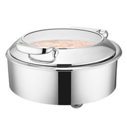 Мармит электрический 7 л круглый с откидной крышкой и окном   SUNNEX