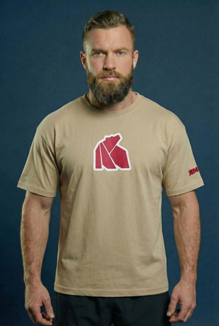 Футболка оверсайз с нанесением "Медведь"