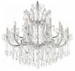 Подвесная люстра iLamp Diamond 6071-18 CR+CL