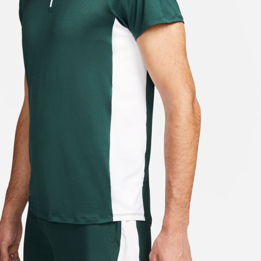 Мужское теннисное поло Nike Men's Court Dri-Fit Advantage Polo - зеленый