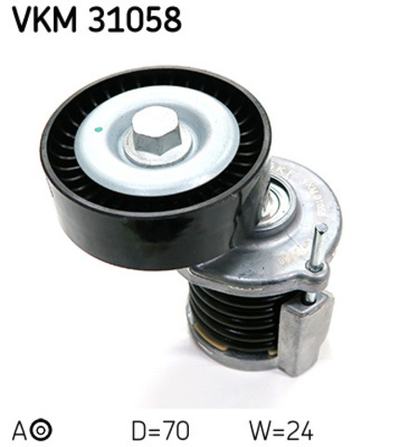 SKF - VKM31058-SKF - Belt Tensioner, V-ribbed belt