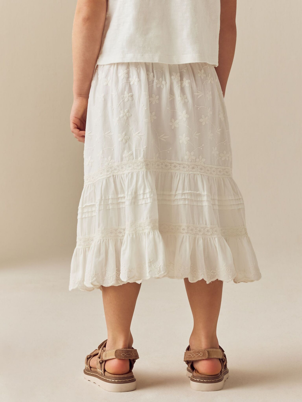 Юбка для девочки Next E35-616, Молочный