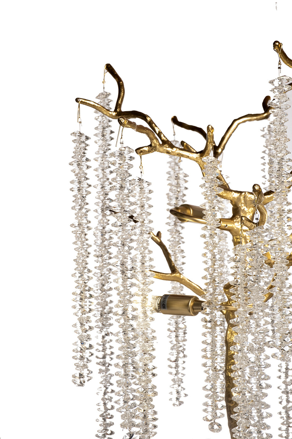 Лампа настольная 35х60см Garda Decor золотая