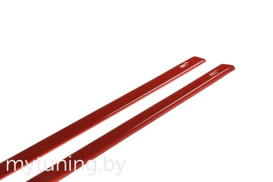 Сплиттеры накладок на пороги для VOLKSWAGEN Golf VII R / R-Line рестайлинг (17-20)