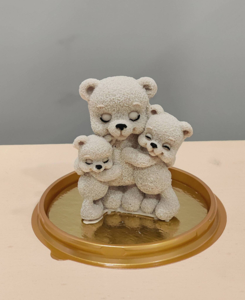 Фигурка Семья мишек глазурь
