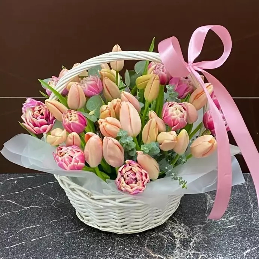 Корзина Тюльпанов КЦ-146