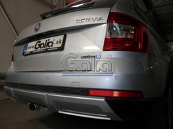 Фаркоп оцинкованный Galia S105C для Skoda Octavia седан/универсал 2013-(паспорт и сертификат в комплекте)(без электрики)