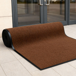 Коврик 0,9*15м влаговпитывающий ребристый, коричневый