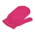 Мочалка для душа варежка, 13см, hard, цвет в ассортименте, Банные штучки