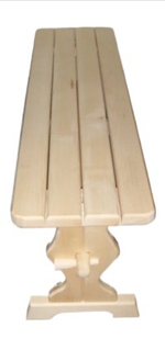 Скамейка из липы 1.5 м