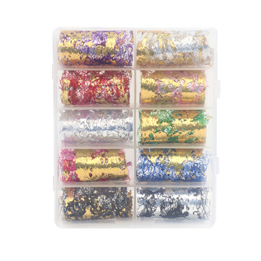 Набор фольги 10 шт (жидкий металл) 05