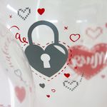 Шар (12"/30 см) Любовь Победила, Ты и Я, Прозрачный (701), пастель, 1 ст 25 шт.