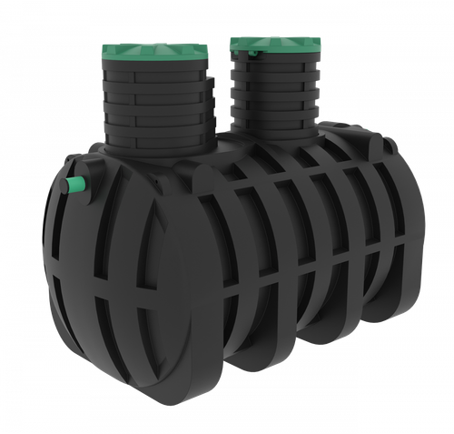 Станция глубокой биологической очистки Мультпласт Модуль ST20 8500 л./ 4000 л. в сутки / 20 чел. (3360x1970x2590см;370кг;) - арт.561561