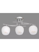 Люстра потолочная HEMI E27*3*60W хром белый