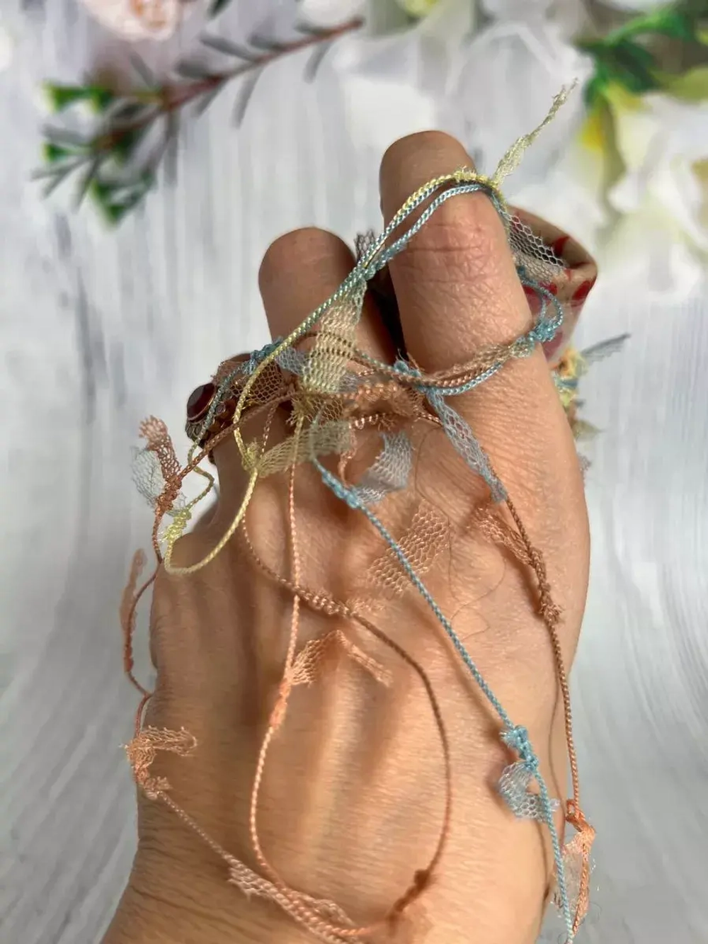 пряжа для вязания травка пушистая