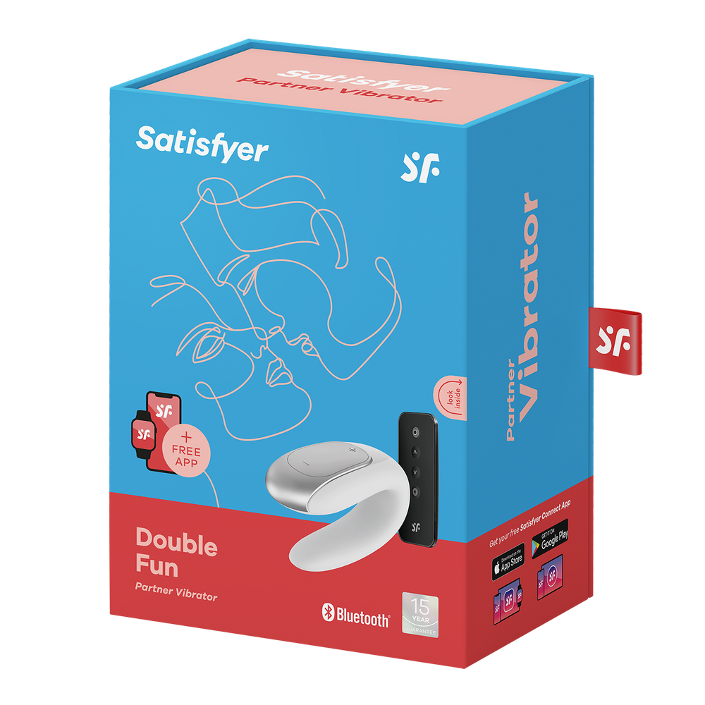 Вибратор для пар Satisfyer Double Fun (белый)