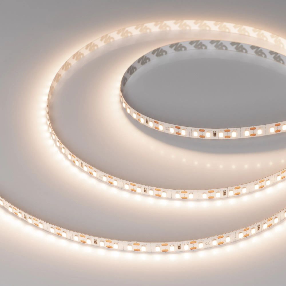 Светодиодная лента FC-A120-8mm 24V Warm3500-CX1 (5 W/m, IP20, 5m) (Arlight, резка 1 светодиод) 052926