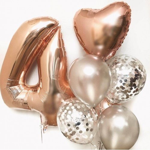 Композиция из шаров на 4 года «Олимп»