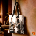 Сумка шоппер с принтом 19 дней однажды