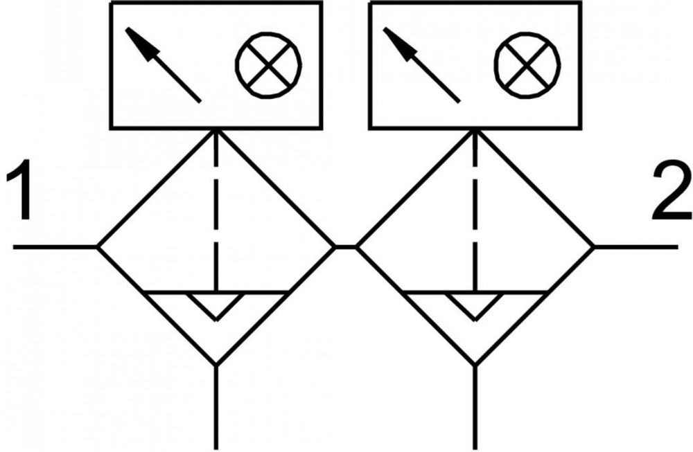 LFMBA-3/4-D-MIDI-DA-A Комбинация фильтров тонкой очистки
