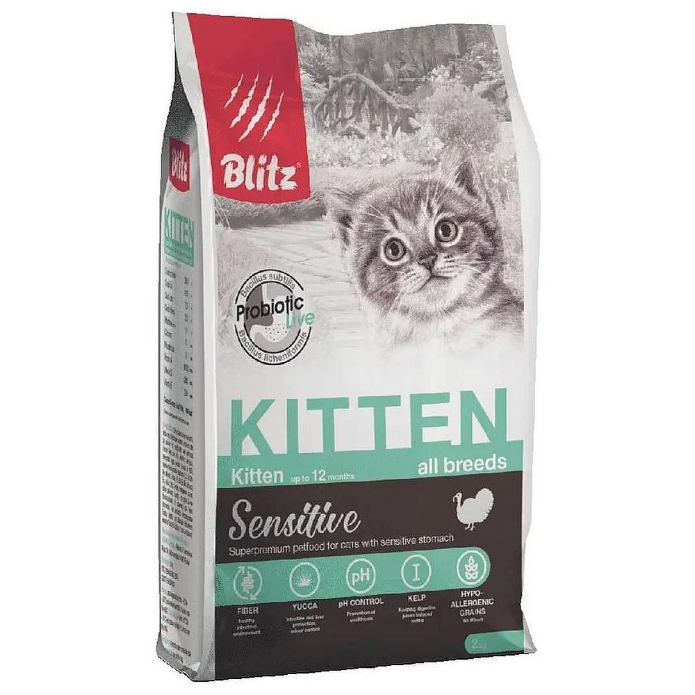 BLITZ KITTEN 2кг  полнорационный сухой корм для котят