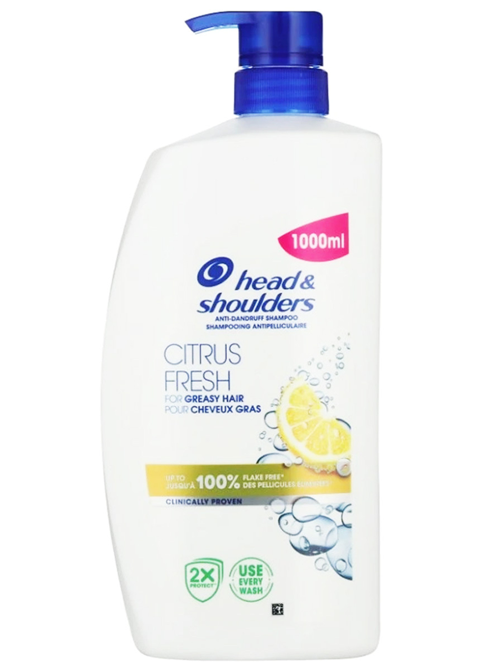 Шампунь против перхоти Head&Shoulders Citrus Fresh, 1000 мл, "Свежесть цитруса"