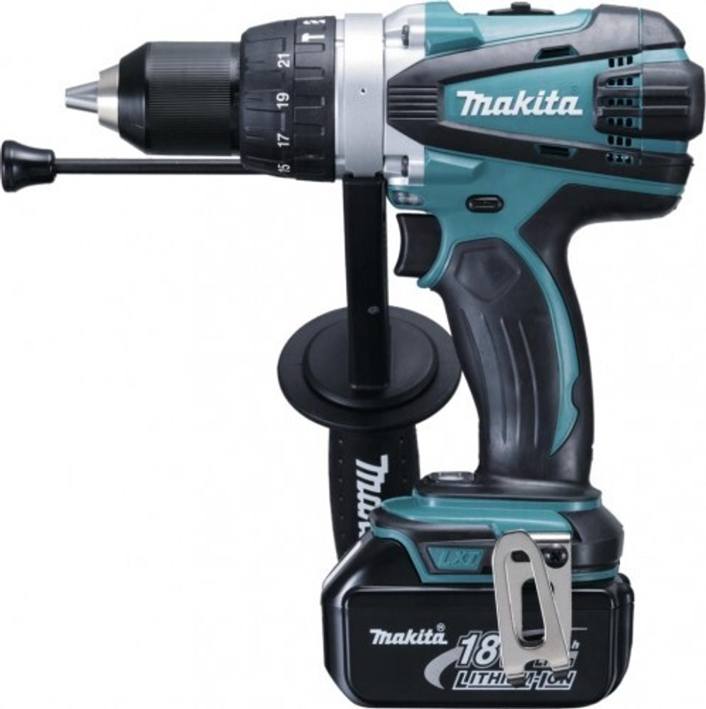 Аккумуляторный шуруповерт MAKITA DHP 458 RFE ударная DHP458RFE