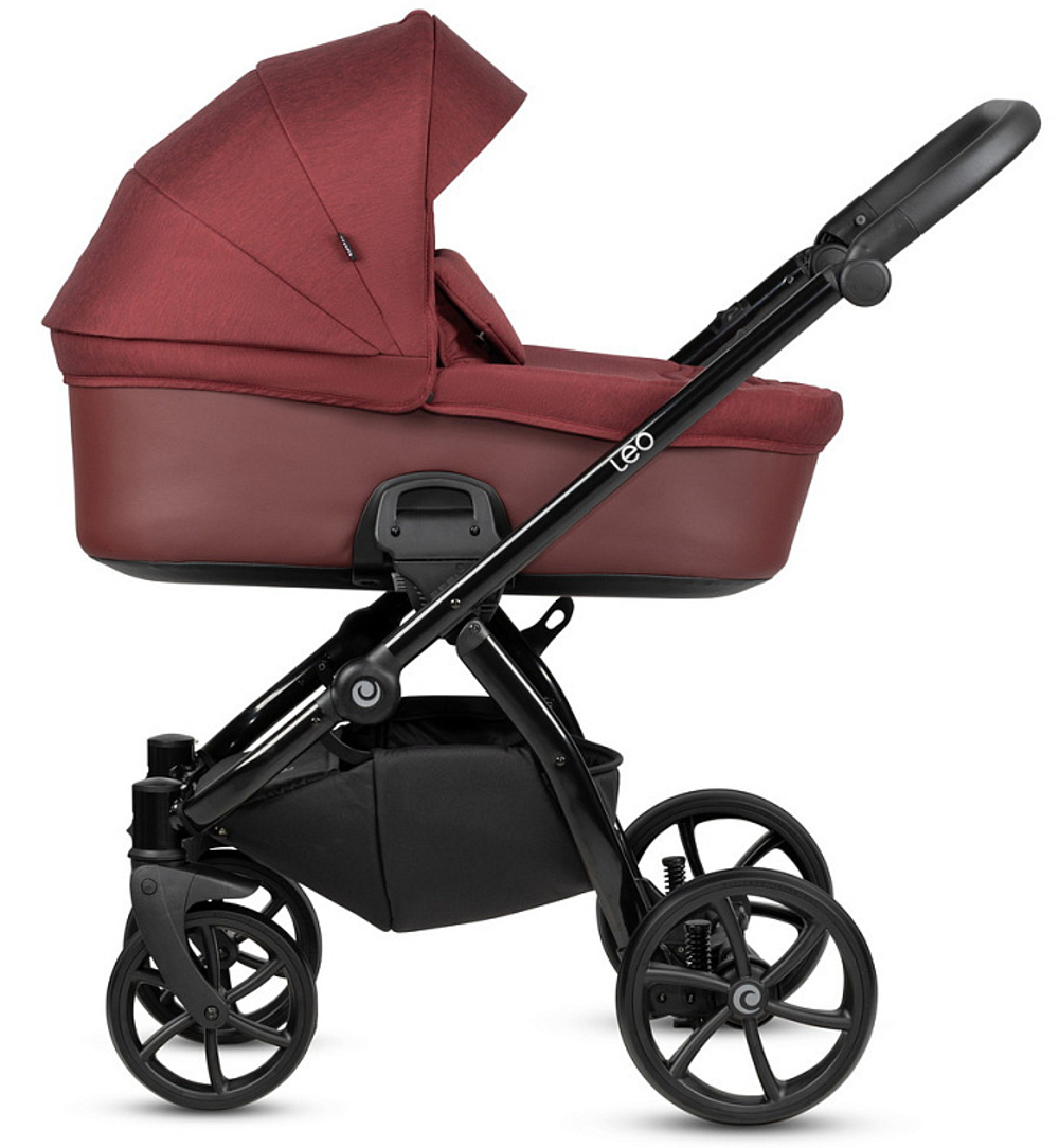 Детская коляска Tutis Leo Plus 3 в 1 1222220 Burgundy