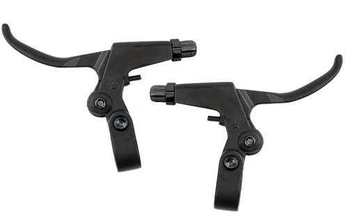 Тормозные ручки алюминий V-брэйк/кантилев. пальца (100) черные