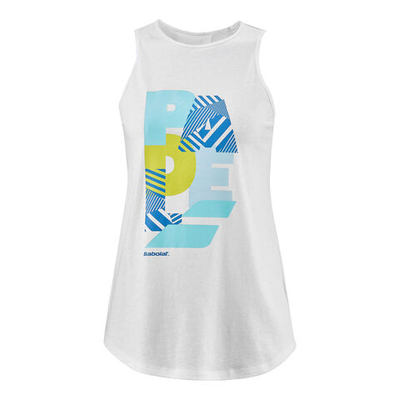 Женская теннисная майка Babolat Tank Top Women - White, Multicoloured