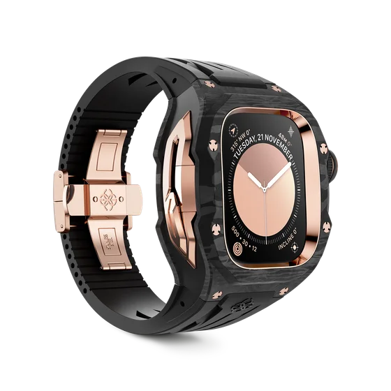 Корпус для Apple Watch Ultra RSCIII49 - Rose Gold Carbon