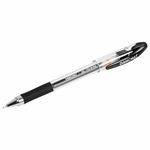 Ручка гелевая с грипом ОФИСМАГ "M-555", ЧЕРНАЯ, игольчатый наконечник 0,5 мм, линия письма 0,35 мм, 144213