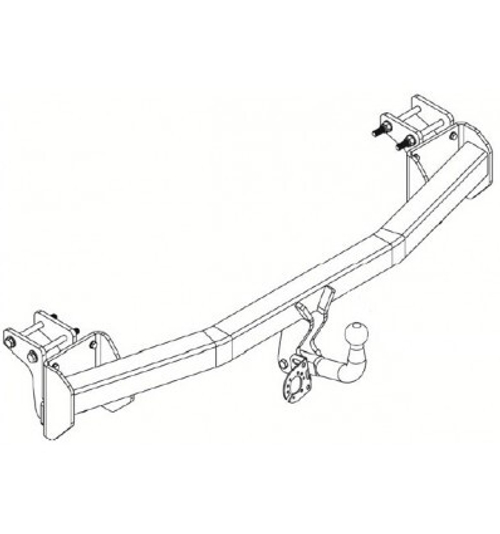 Фаркоп Westfalia 340098600001 Mitsubishi Outlander 2012-(паспорт и сертификат в комплекте)(без электрики)