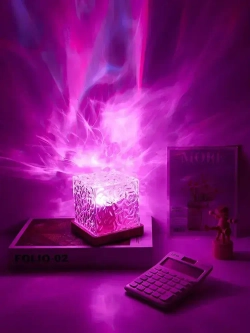 Светильник ночник настольный Северное сияние, с пультом, 16 режимов / Conflate