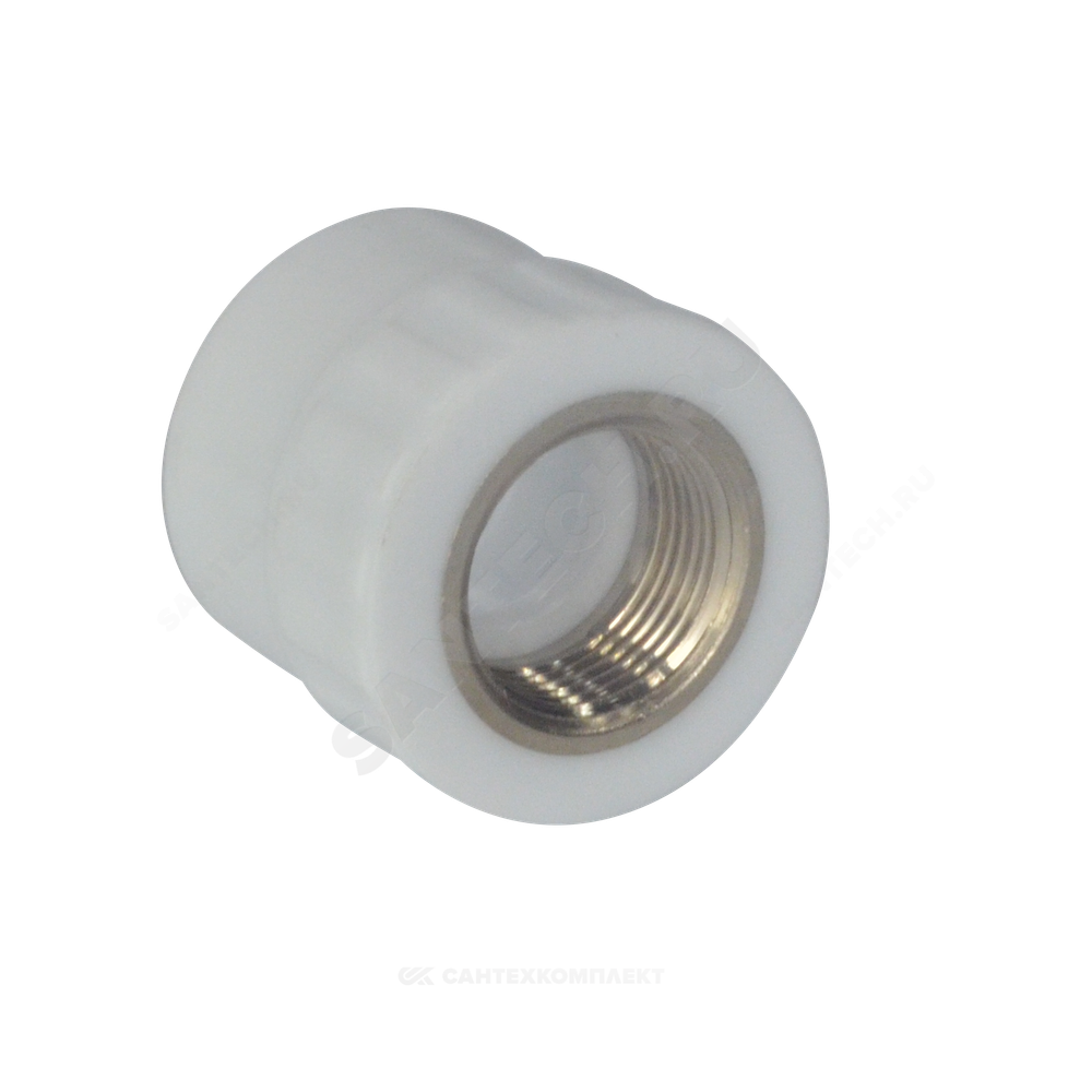 Муфта PP-R комбинированная белая Дн 25х3/4" ВР PRO VALFEX 10129025-PRO