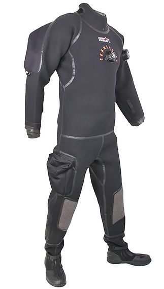 Гидрокостюм сухой Sublife Commercial NC5.0 4,5 mm