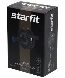 Ролик для пресса широкий RL-106, черный/темно-синий