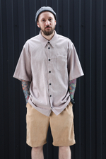 Рубашка BLK CROWN Baggy Вельвет Бежевый