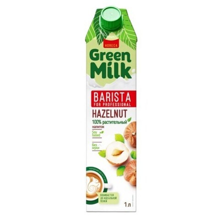 Green Milk Professional напиток соевый на основе Лесной орех, 1л