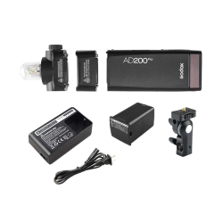 Вспышка аккумуляторная Godox Witstro AD200Pro (со шторками BD-07)